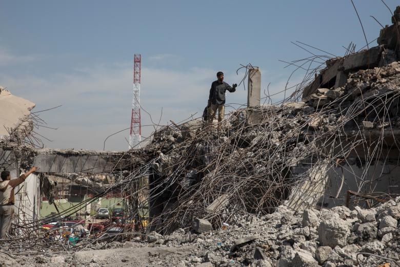 تصاویر | ویرانه‌هایی که داعش در شهر موصل بر جای گذاشت